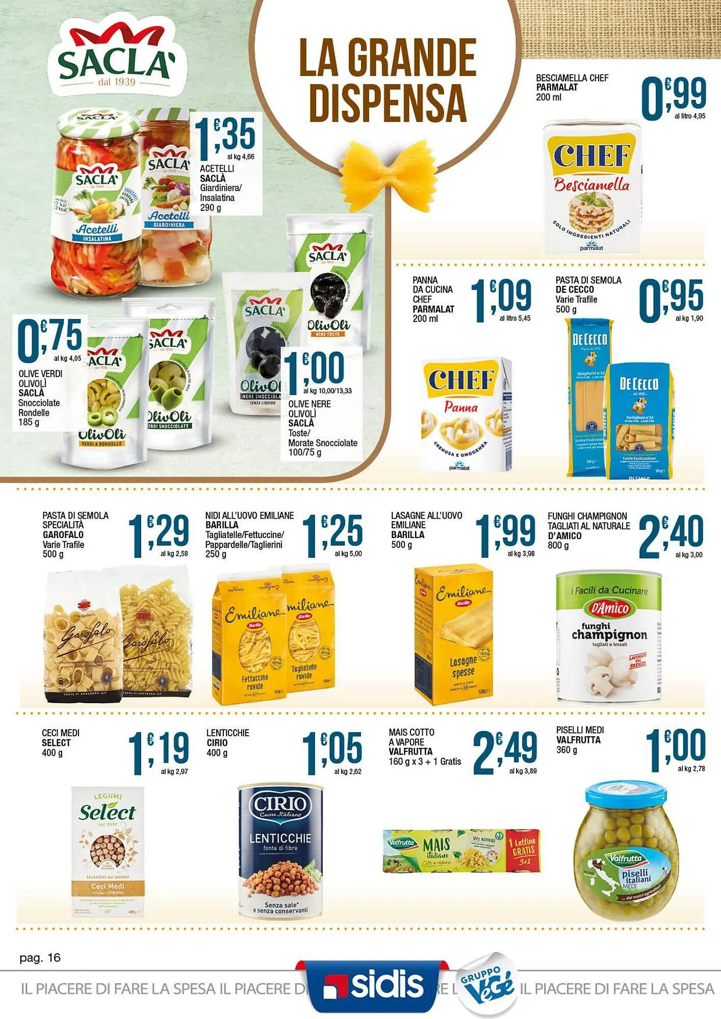Volantino Sidis da 23 marzo a 4 aprile di 2026 - Pagina del volantino 16