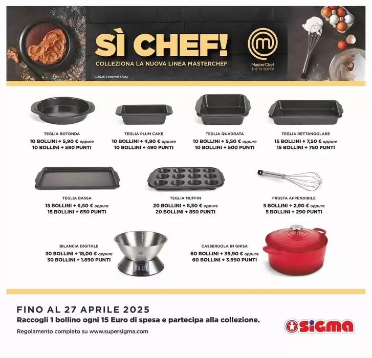 Sconti altissimi + Si Chef!, Sigma da 30 gennaio a 12 febbraio di 2025 - Pagina del volantino 2