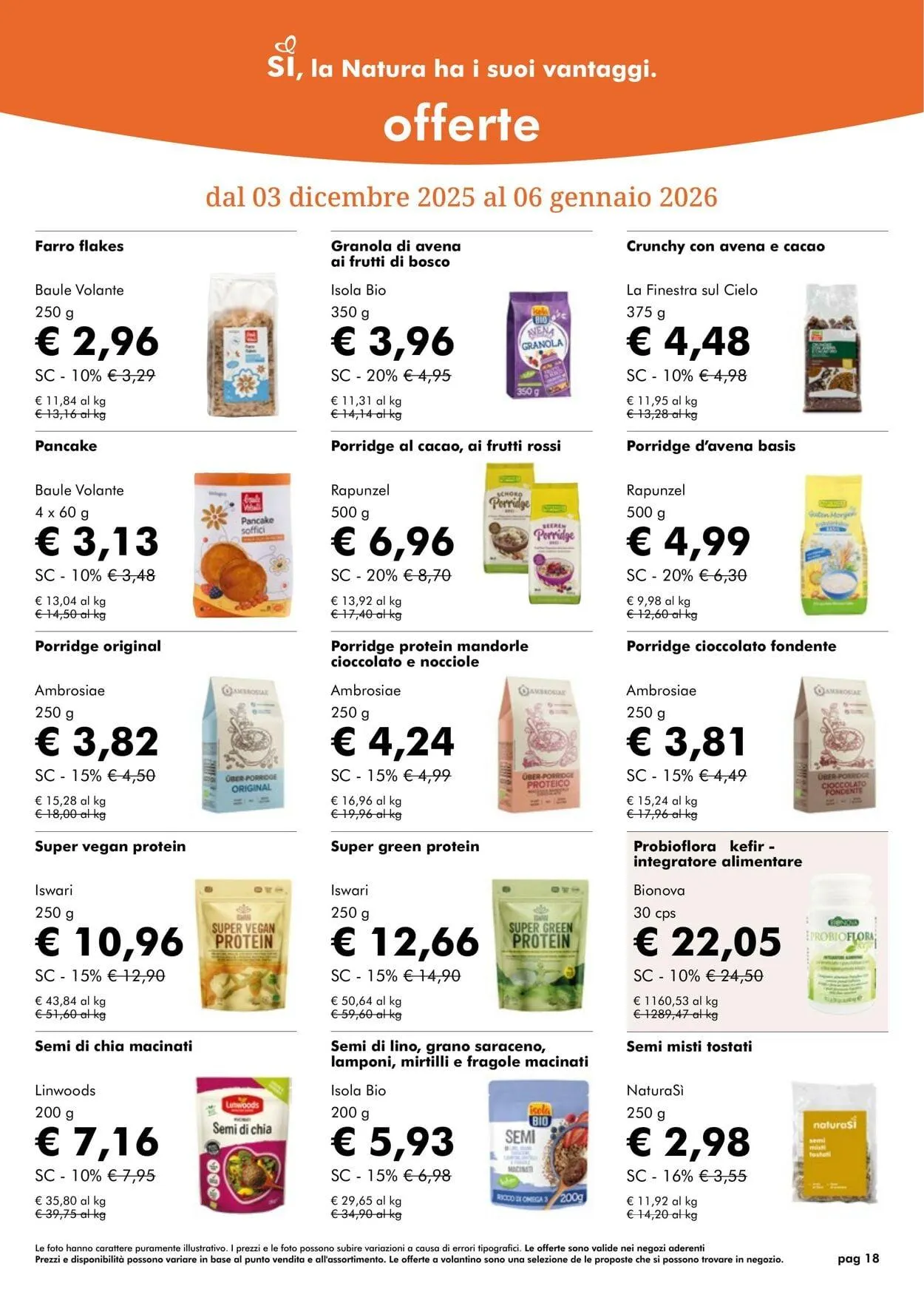 Natura Sì Volantino attuale da 1 dicembre a 1 gennaio di 2026 - Pagina del volantino 18