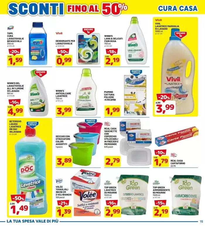 Sconti fino al 50% da 17 marzo a 26 marzo di 2025 - Pagina del volantino 15