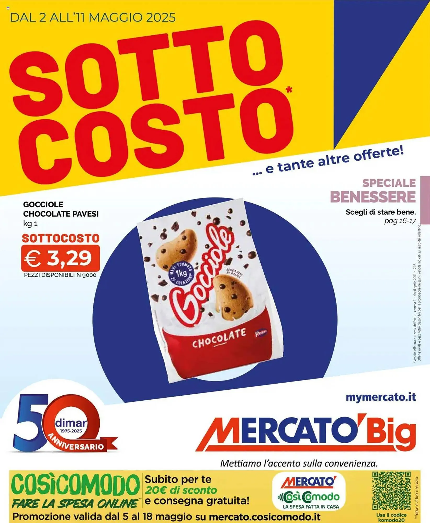 Volantino Mercatò Big da 2 maggio a 11 maggio di 2025 - Pagina del volantino 1