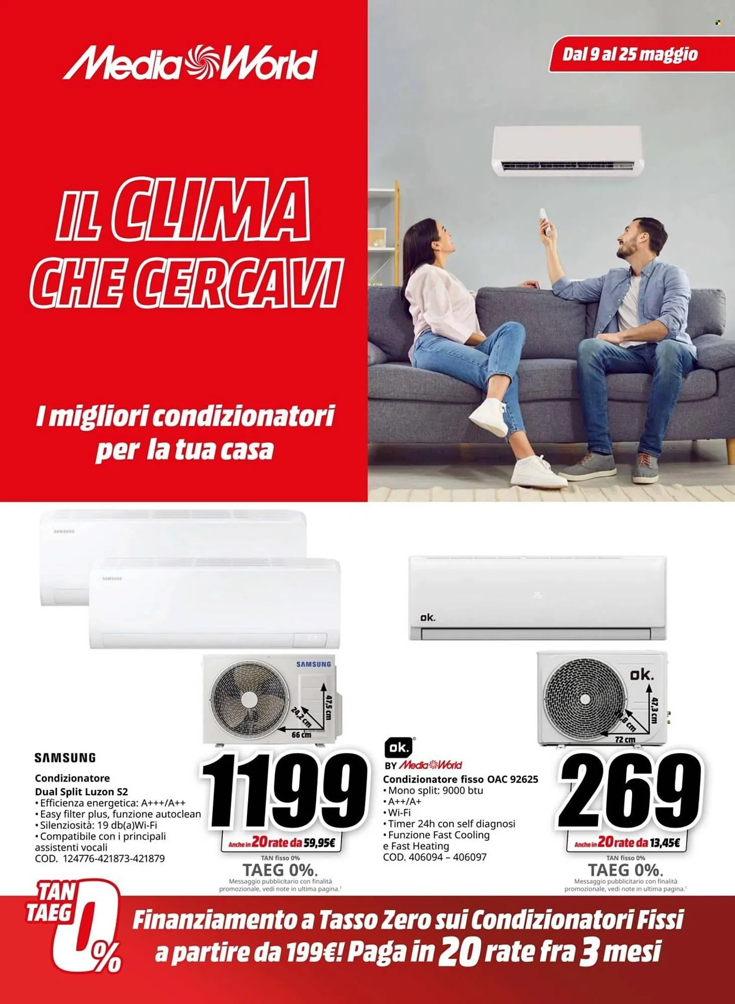 Volantino MediaWorld da 9 maggio a 25 maggio di 2025 - Pagina del volantino 1