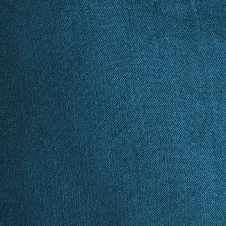 Cuscino in velluto setoso blu anatra 45x45 cm