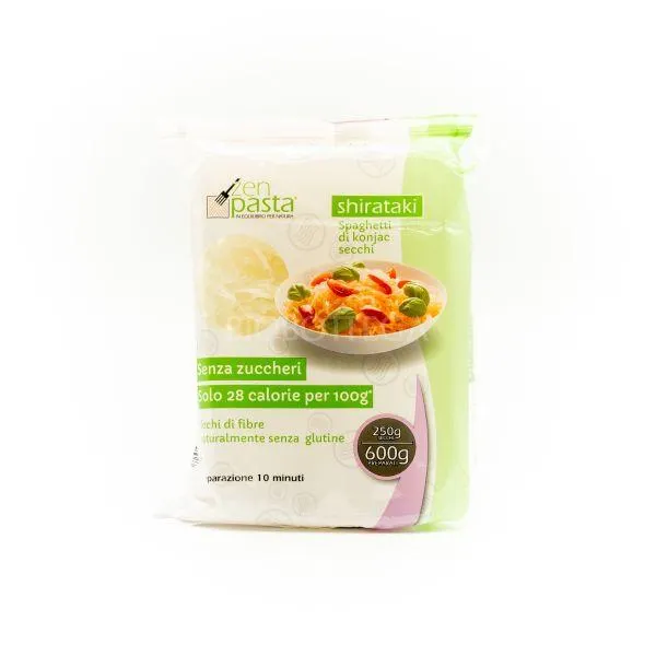 Shirataki Spaghetti Essiccati Zenpasta 250 G