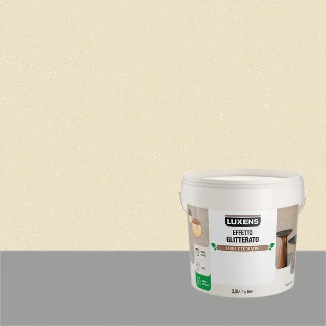 Pittura decorativa glitterato bianco 2.5 l LUXENS Vedi i dettagli del prodotto