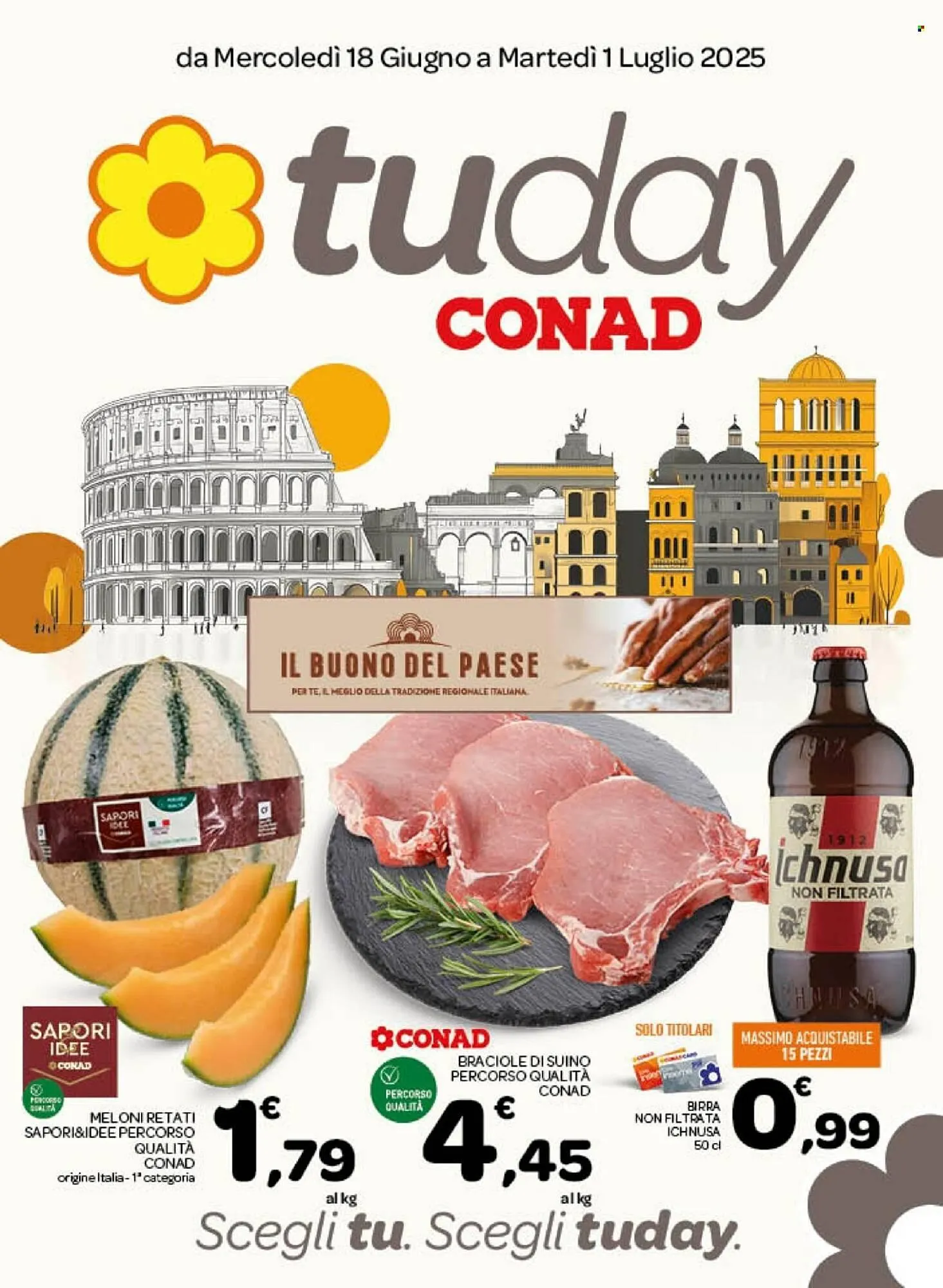 Volantino Conad da 18 giugno a 1 luglio di 2025 - Pagina del volantino 1