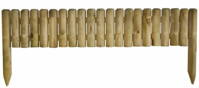 Bordura per piante in legno L 100 x H 35, Sp 2.1 cm