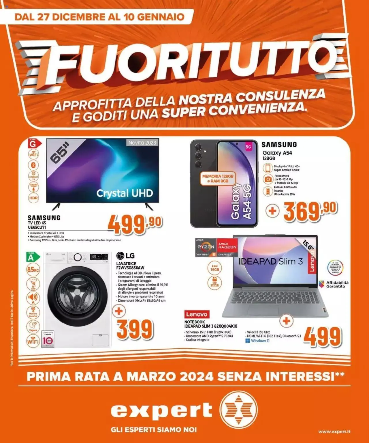 Expert - Palermo volantino da 28 dicembre a 10 gennaio di 2024 - Pagina del volantino 1