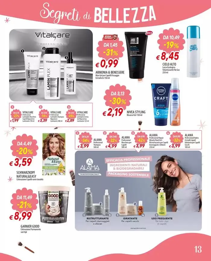 CATALOGO_BELLEZZA da 22 aprile a 21 maggio di 2025 - Pagina del volantino 13