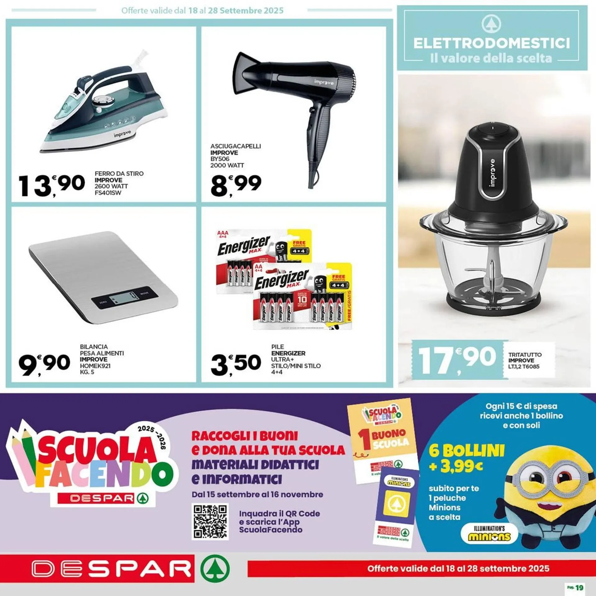 Volantino Despar da 18 settembre a 28 settembre di 2025 - Pagina del volantino 19