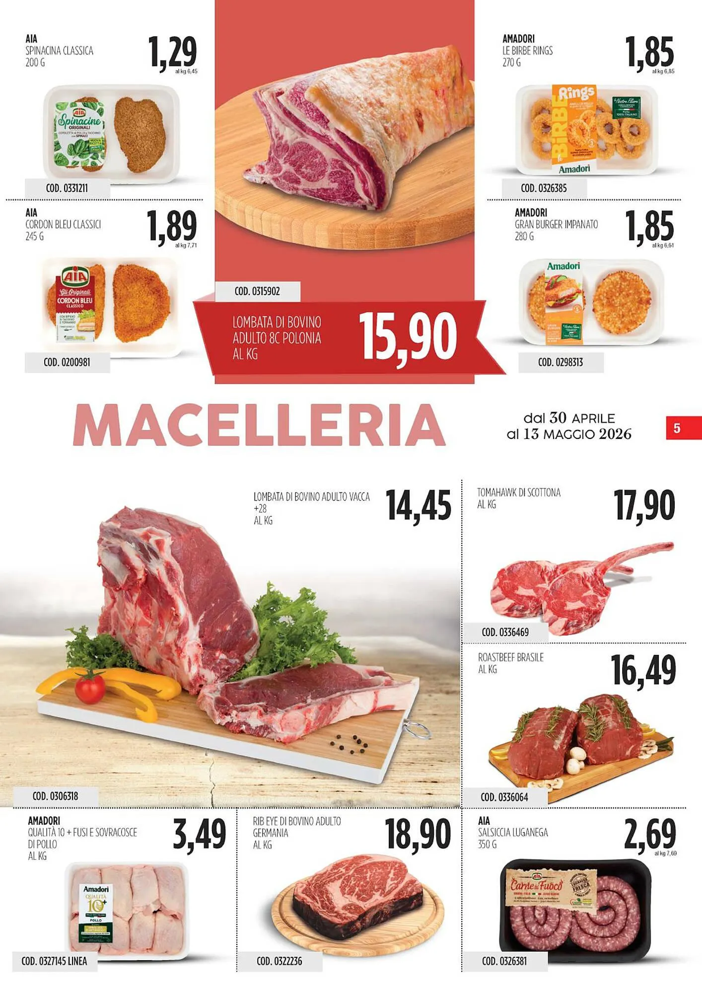Volantino Carico Cash & Carry da 30 aprile a 13 maggio di 2026 - Pagina del volantino 5