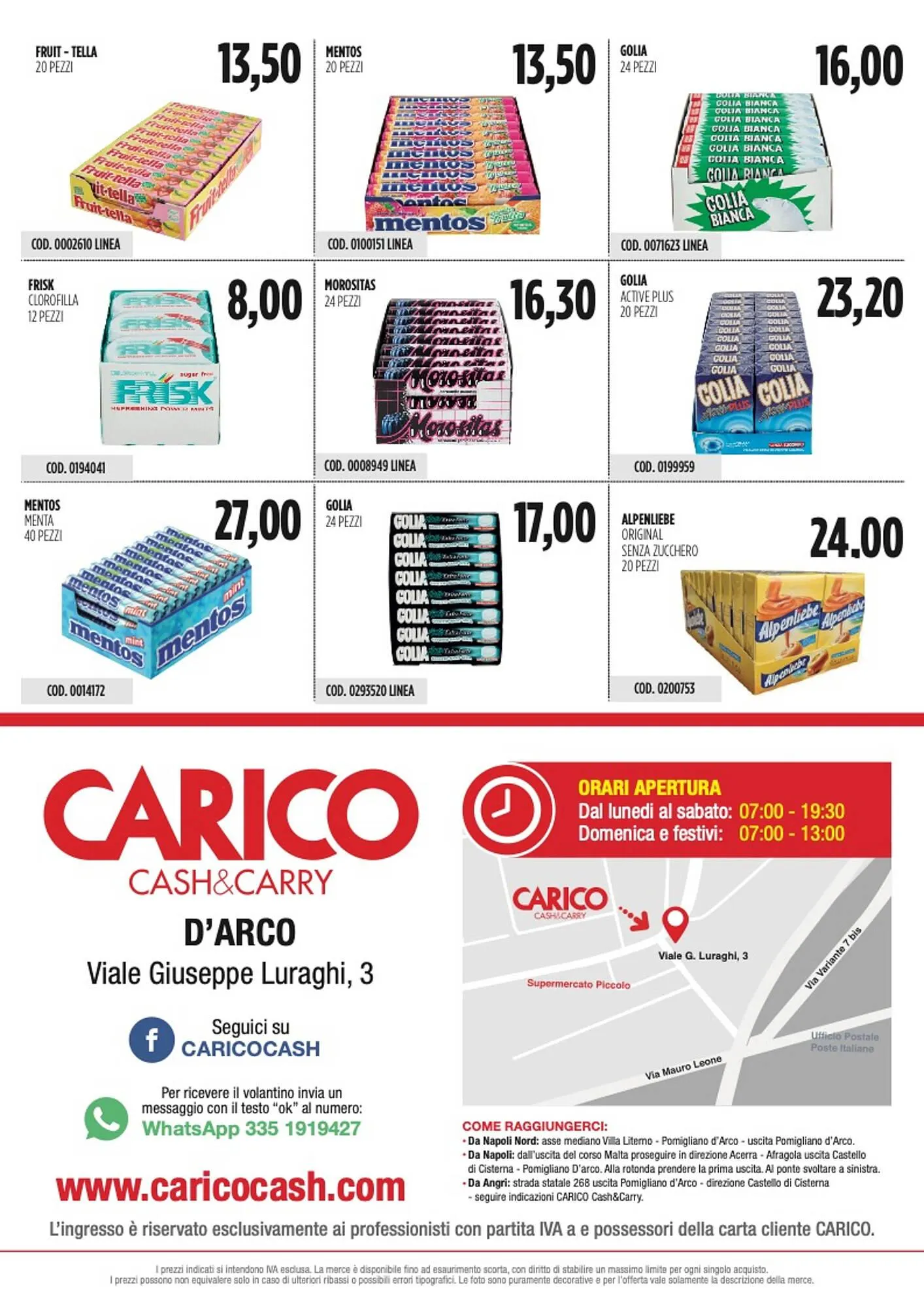 Volantino Carico Cash & Carry da 28 agosto a 10 settembre di 2025 - Pagina del volantino 40