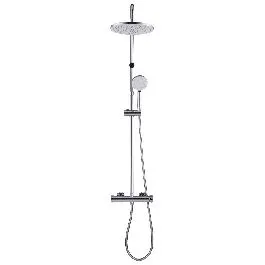 KIT DOCCIA ESSENTIAL CON TERMOSTATICO CROMO