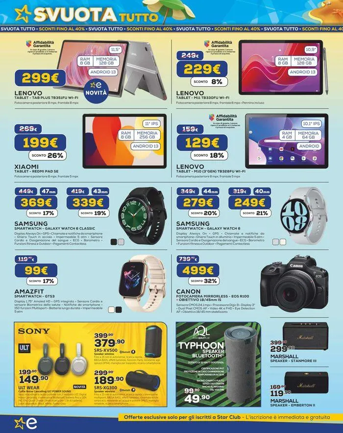 SVUOTA TUTTO da 18 luglio a 31 luglio di 2024 - Pagina del volantino 4