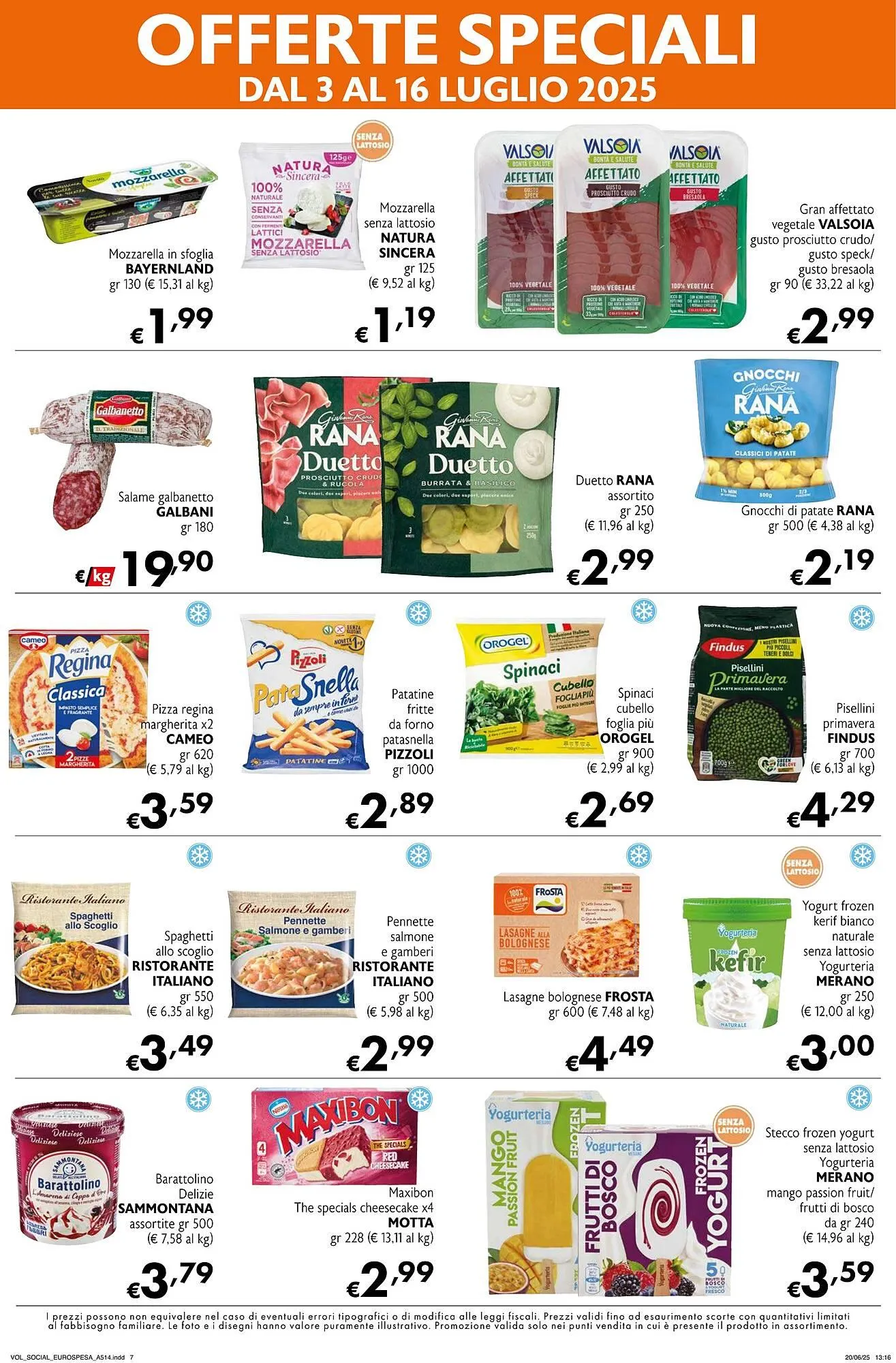 Volantino Eurospesa da 3 luglio a 16 luglio di 2025 - Pagina del volantino 7