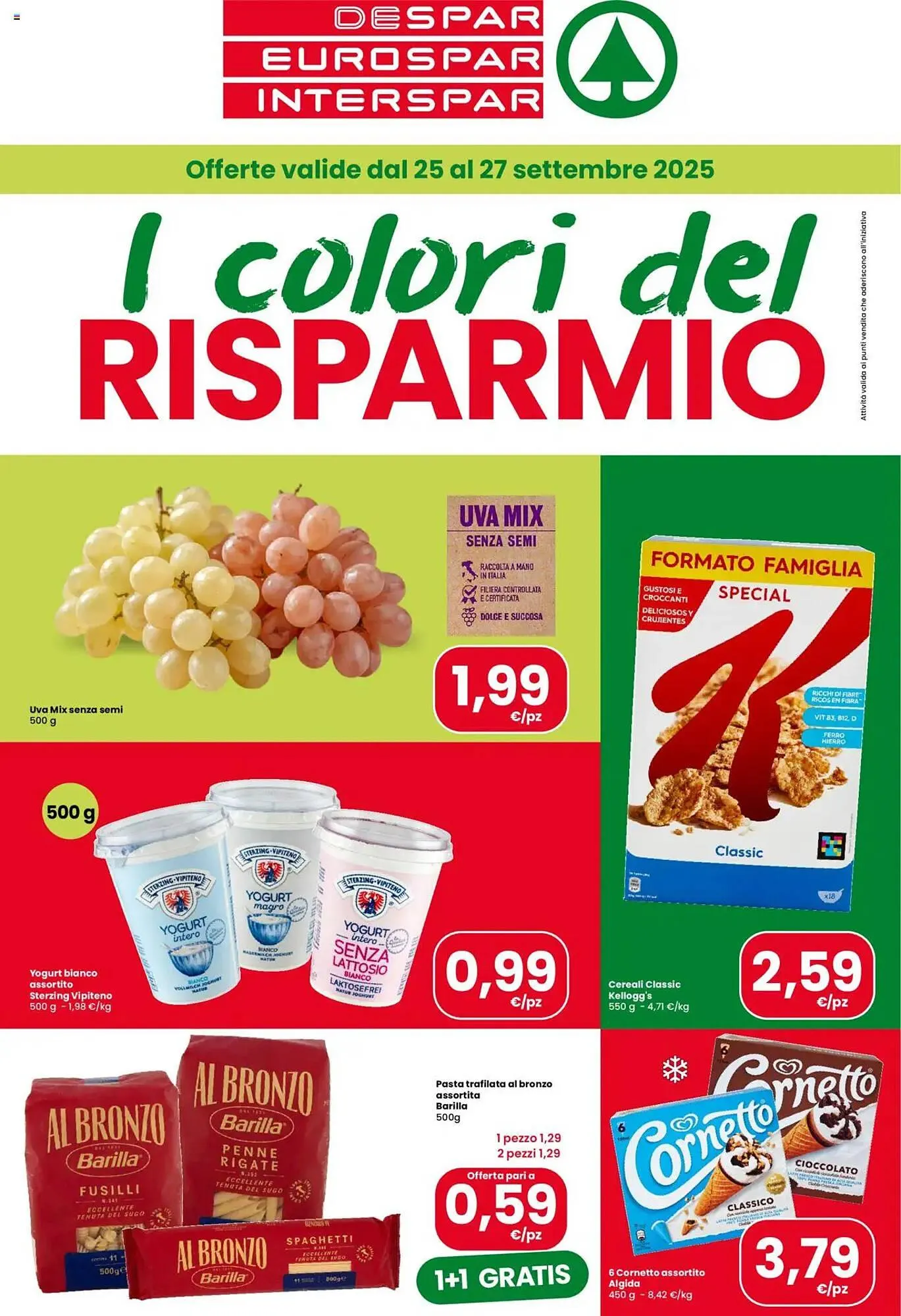 Volantino Despar da 25 settembre a 27 settembre di 2025 - Pagina del volantino 1