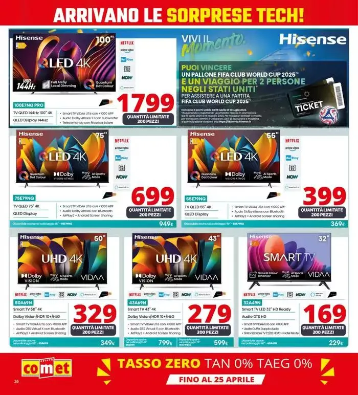 Sorprese tech da Comet! da 17 aprile a 28 aprile di 2025 - Pagina del volantino 26