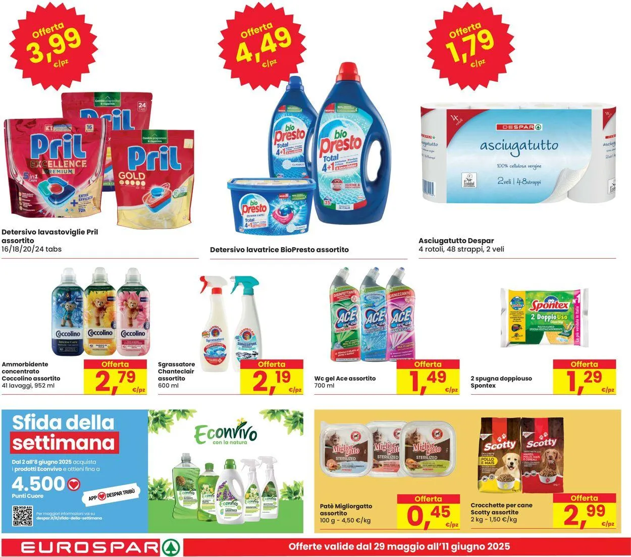 Eurospar Volantino attuale da 29 maggio a 11 giugno di 2025 - Pagina del volantino 22