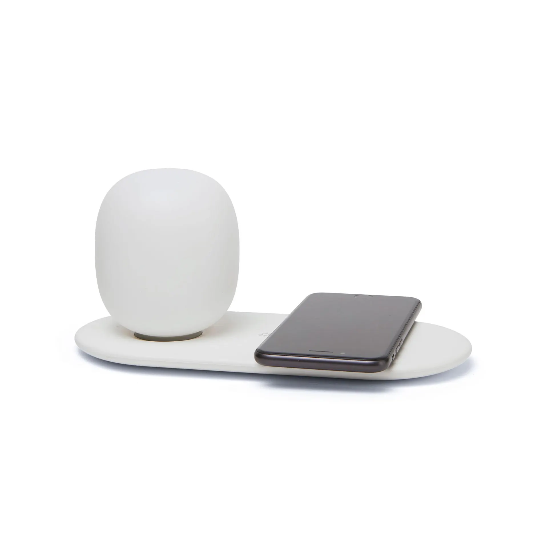 Caricabatterie wireless con luce notturna