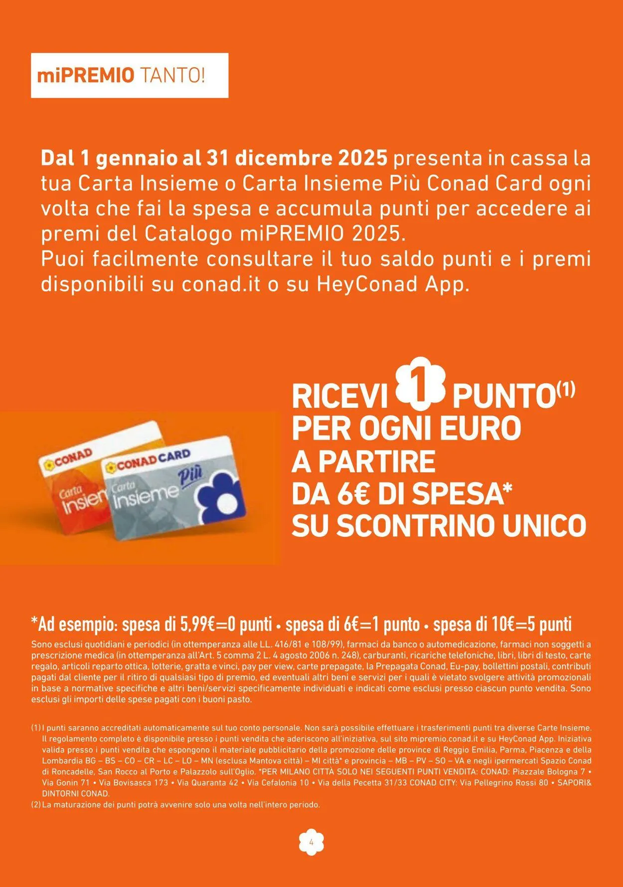 Conad - Margherita - Milano Volantino attuale da 1 marzo a 31 dicembre di 2025 - Pagina del volantino 4