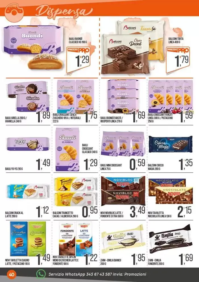 Scegli la qualita risparmia con noi! da 28 ottobre a 10 novembre di 2024 - Pagina del volantino 40
