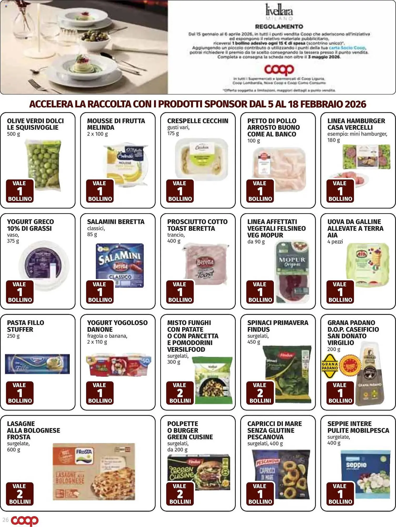 Volantino Coop da 5 febbraio a 18 febbraio di 2026 - Pagina del volantino 26