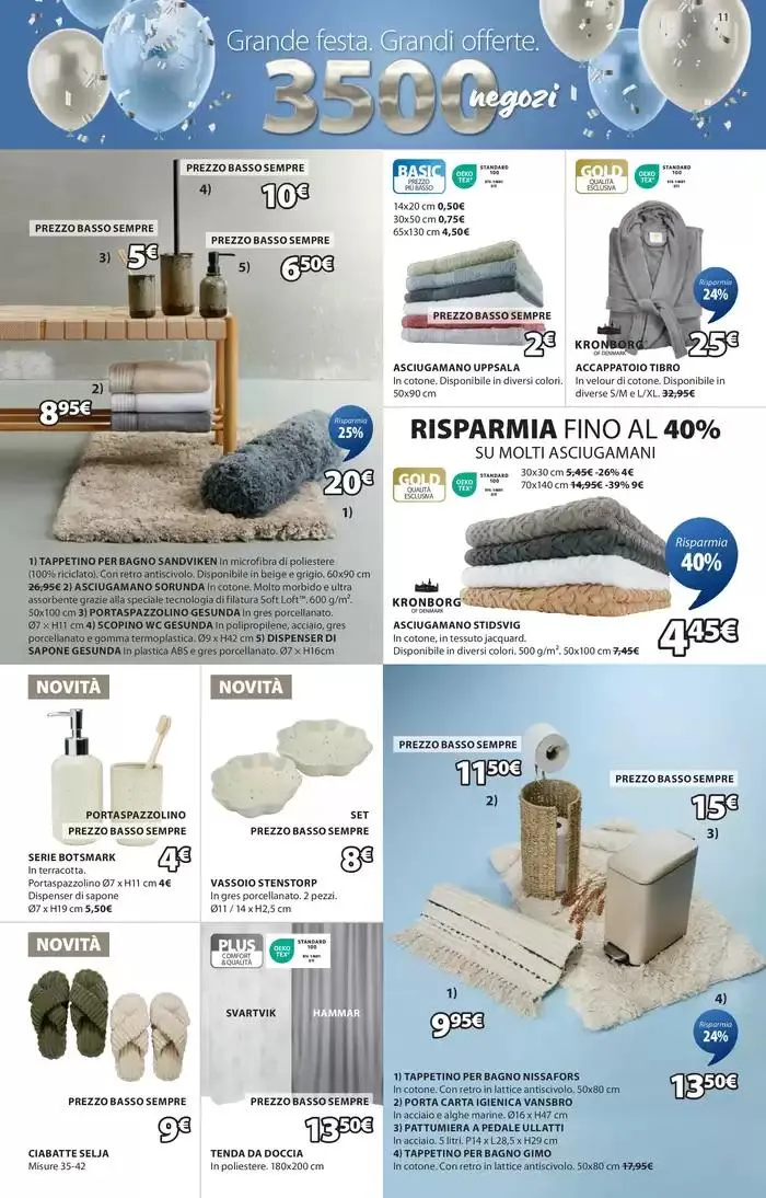 Grande festa. Grandi offerte. da 24 ottobre a 1 dicembre di 2024 - Pagina del volantino 11