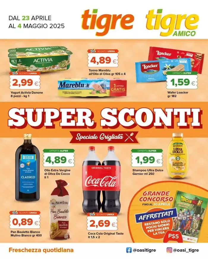 Prezzi grigliati da 23 aprile a 4 maggio di 2025 - Pagina del volantino 1