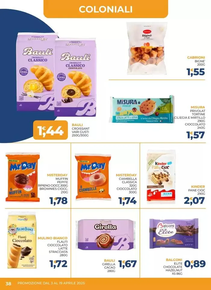Promozione dal 3 al 19 aprile da 3 aprile a 19 aprile di 2025 - Pagina del volantino 38