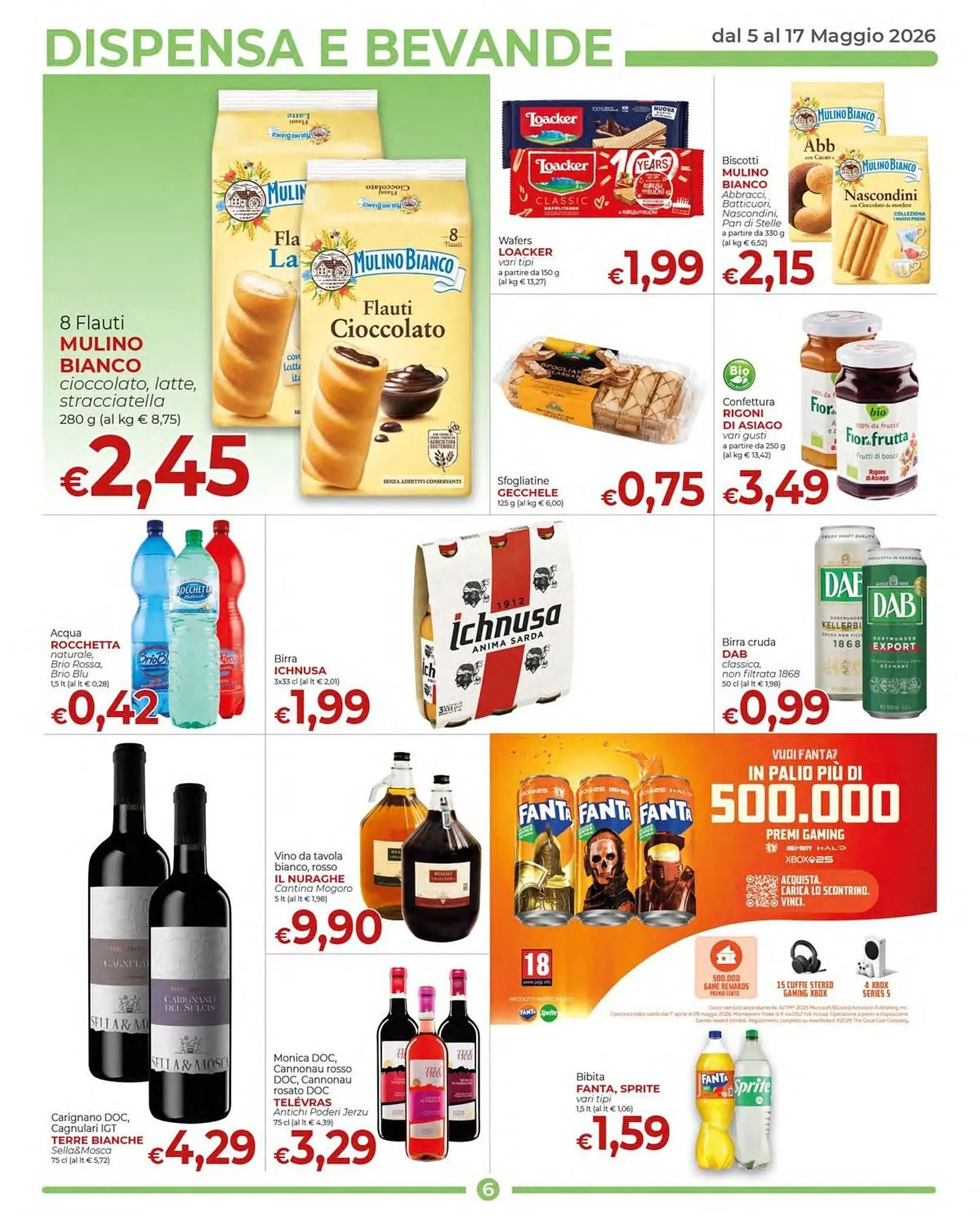 Volantino Supermercati Nonna Isa da 5 maggio a 17 maggio di 2026 - Pagina del volantino 6