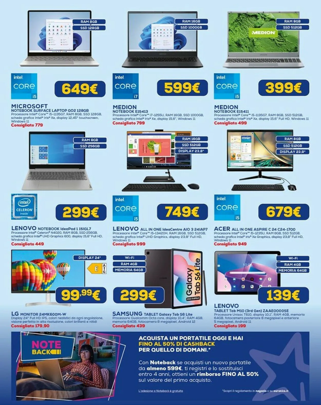 Euronics - Corso Umberto, 95, 07012, Bonorva (SS) Volantino attuale da 28 settembre a 11 ottobre di 2023 - Pagina del volantino 10