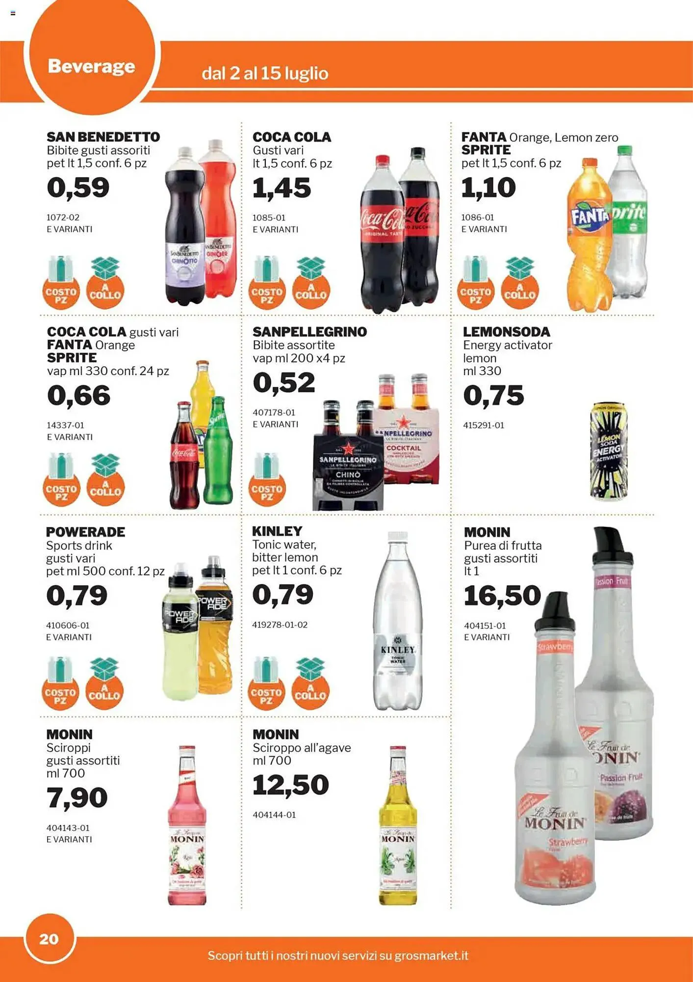 Volantino GrosMarket da 2 luglio a 15 luglio di 2025 - Pagina del volantino 20