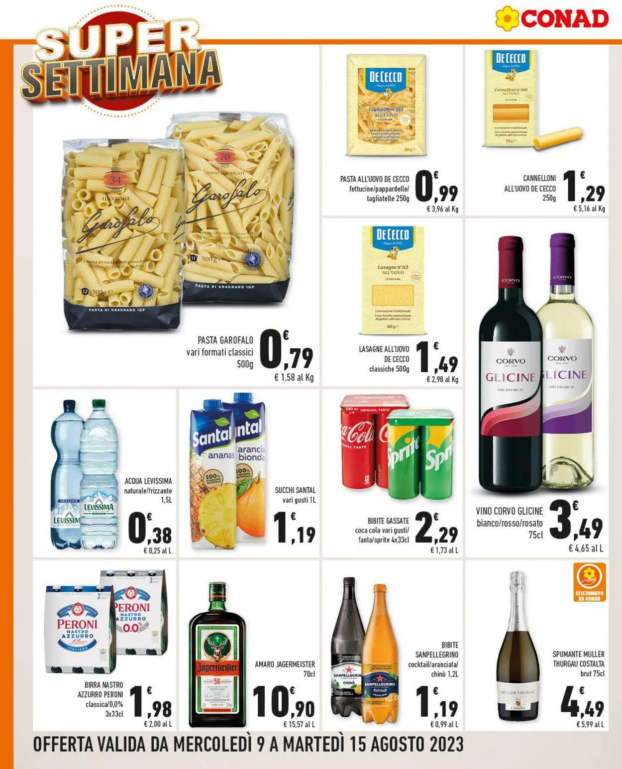 Conad - Superstore - Palermo Volantino attuale da 9 agosto a 15 agosto di 2023 - Pagina del volantino 8