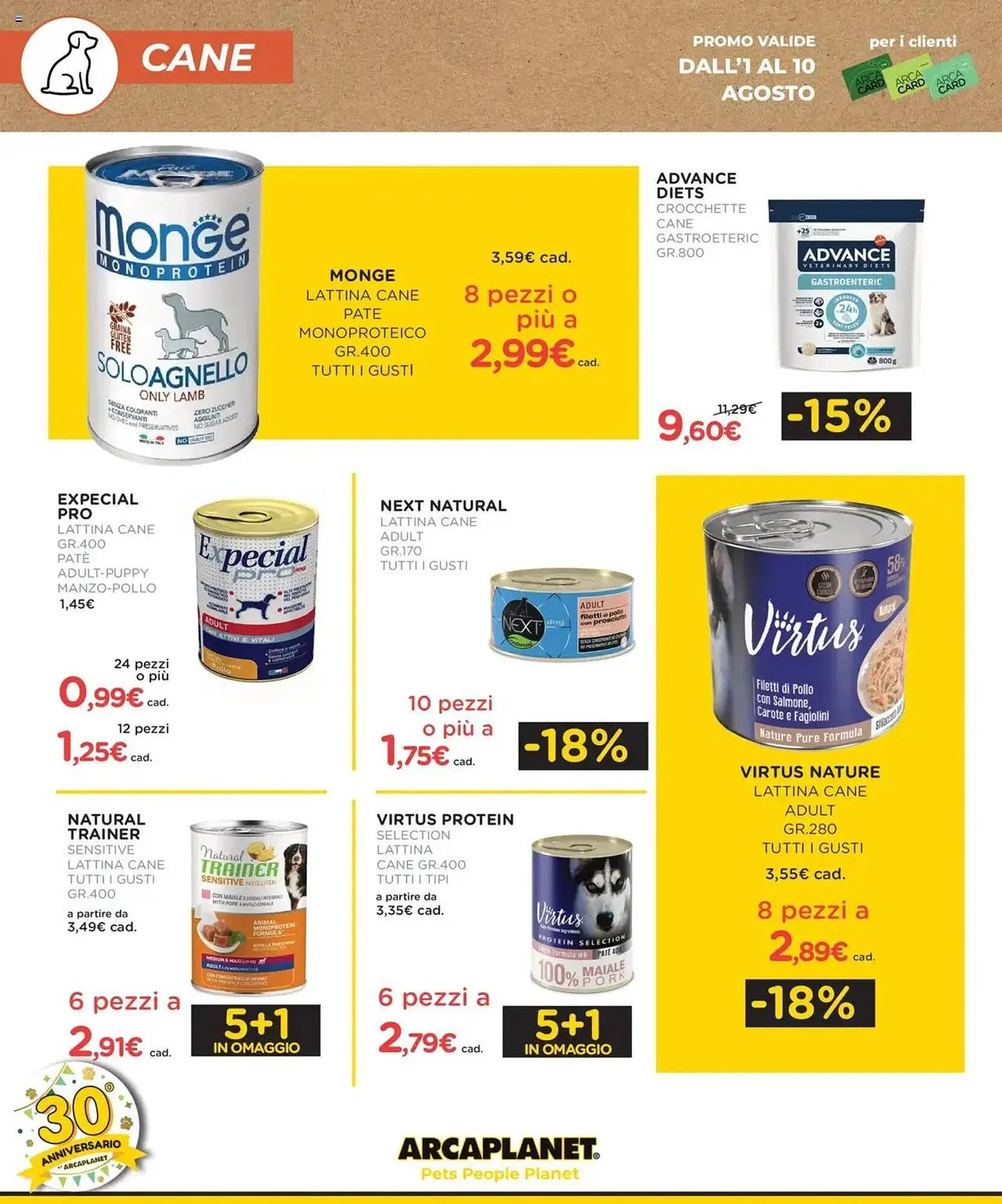 Volantino Arcaplanet da 1 agosto a 10 agosto di 2025 - Pagina del volantino 4