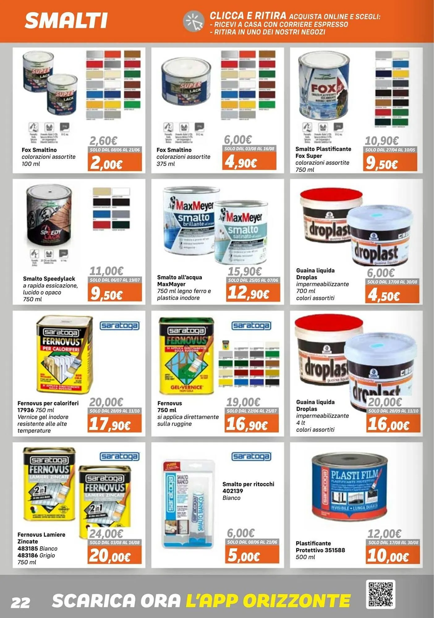 Volantino Orizzonte da 16 aprile a 11 ottobre di 2026 - Pagina del volantino 22