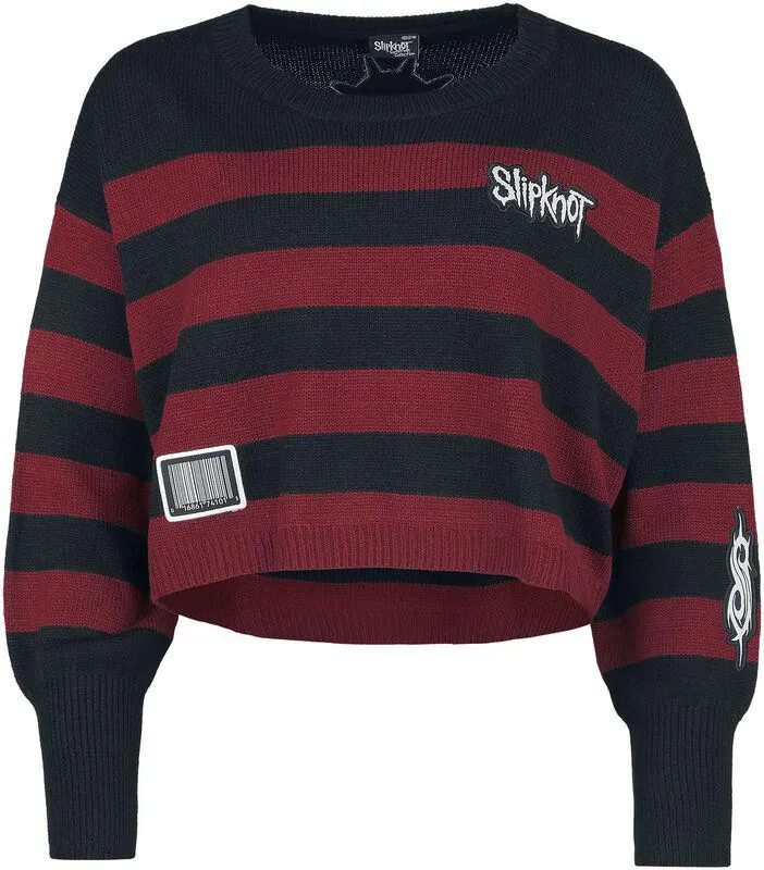 EMP Signature Collection | Maglione | nero/rosso scuro | Slipknot