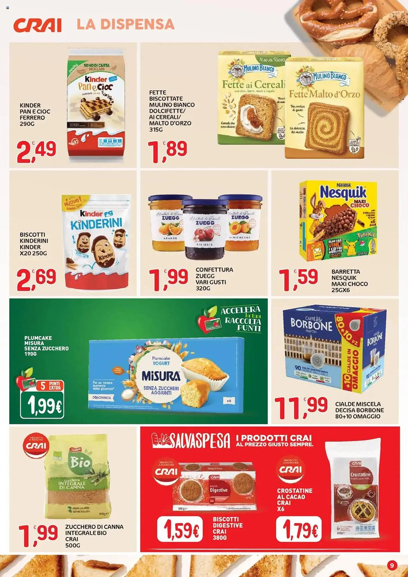 Volantino Crai da 24 luglio a 6 agosto di 2025 - Pagina del volantino 9