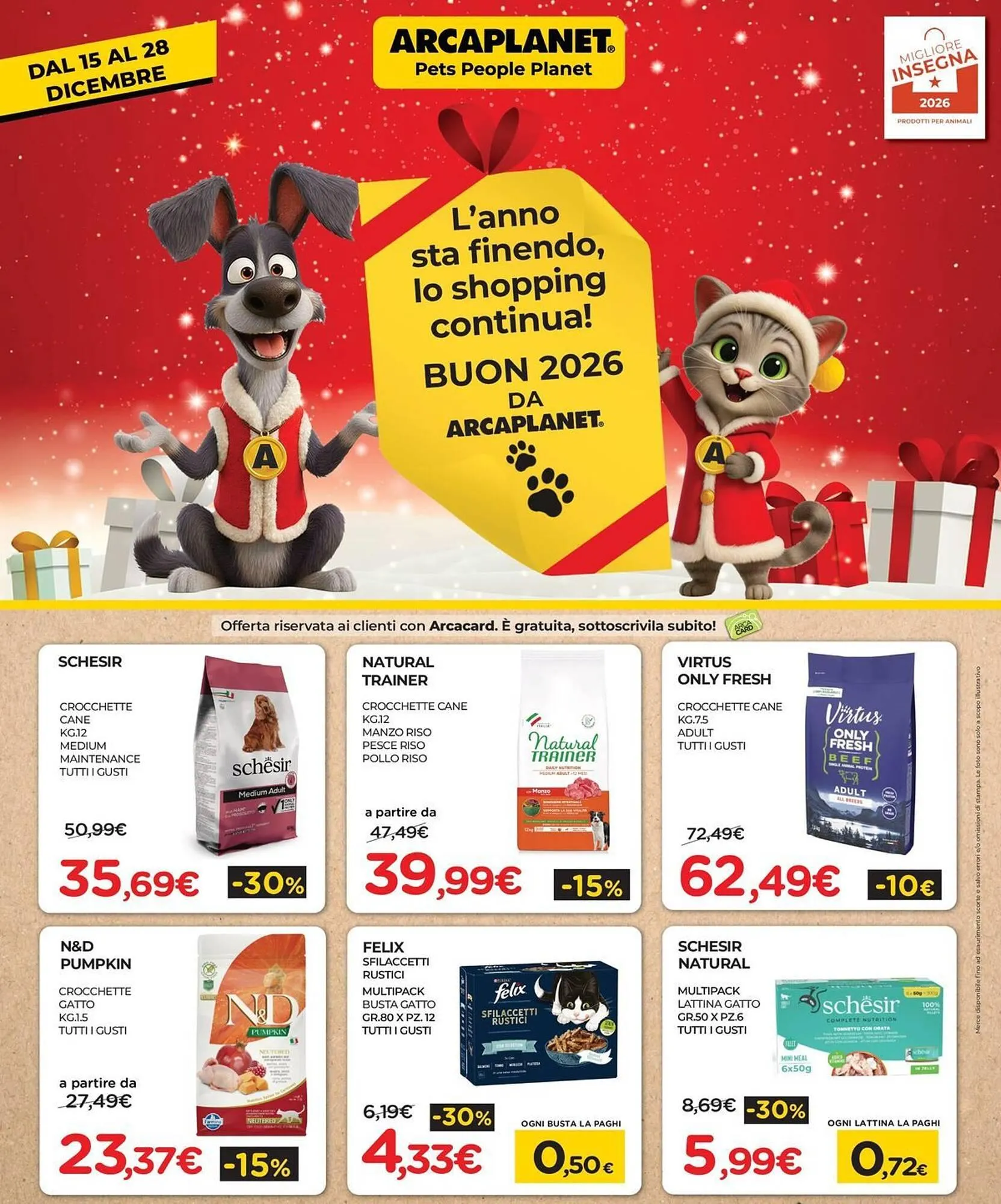 Volantino Arcaplanet - 1