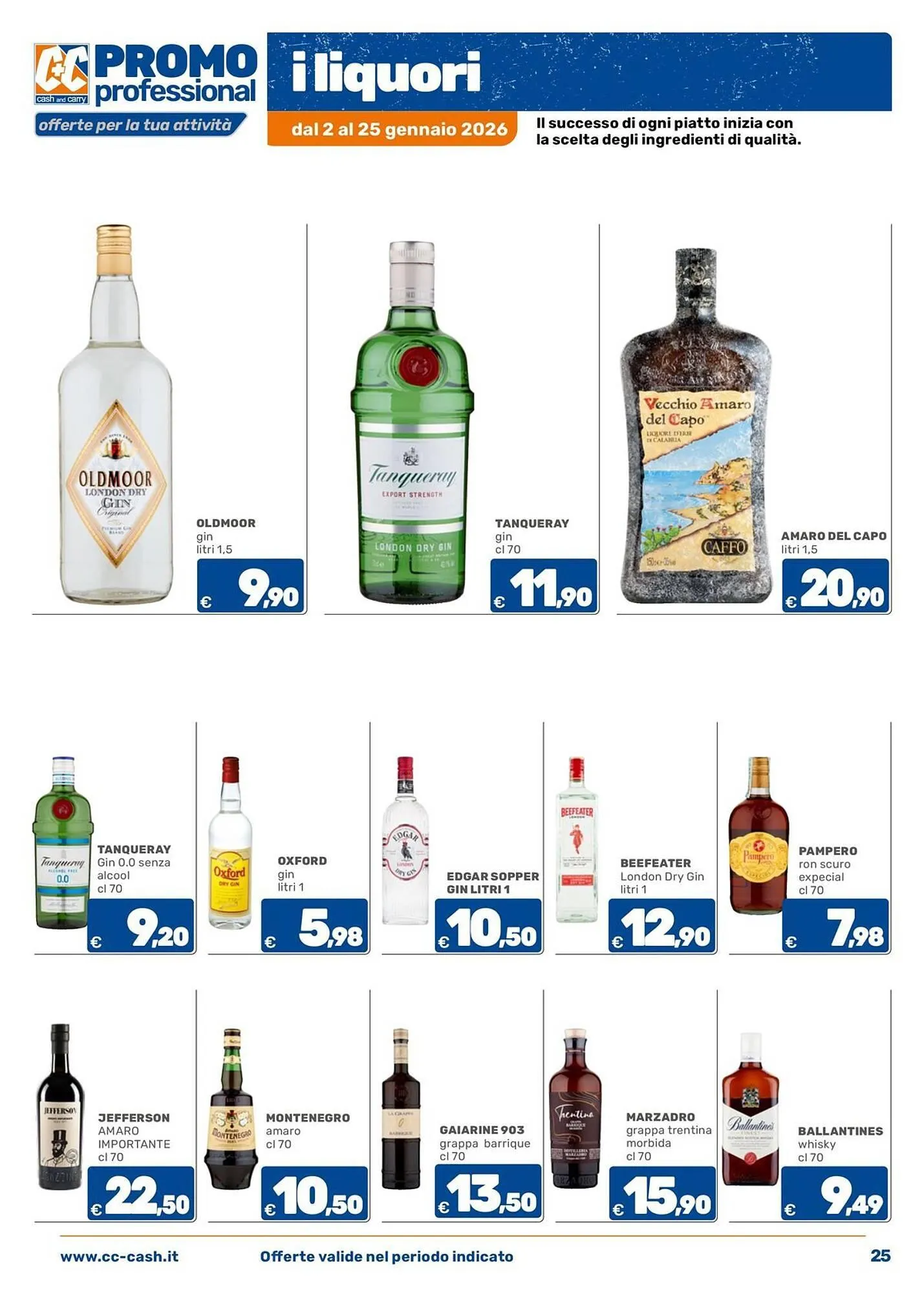 Volantino C+C Italmarket da 2 gennaio a 25 gennaio di 2026 - Pagina del volantino 25