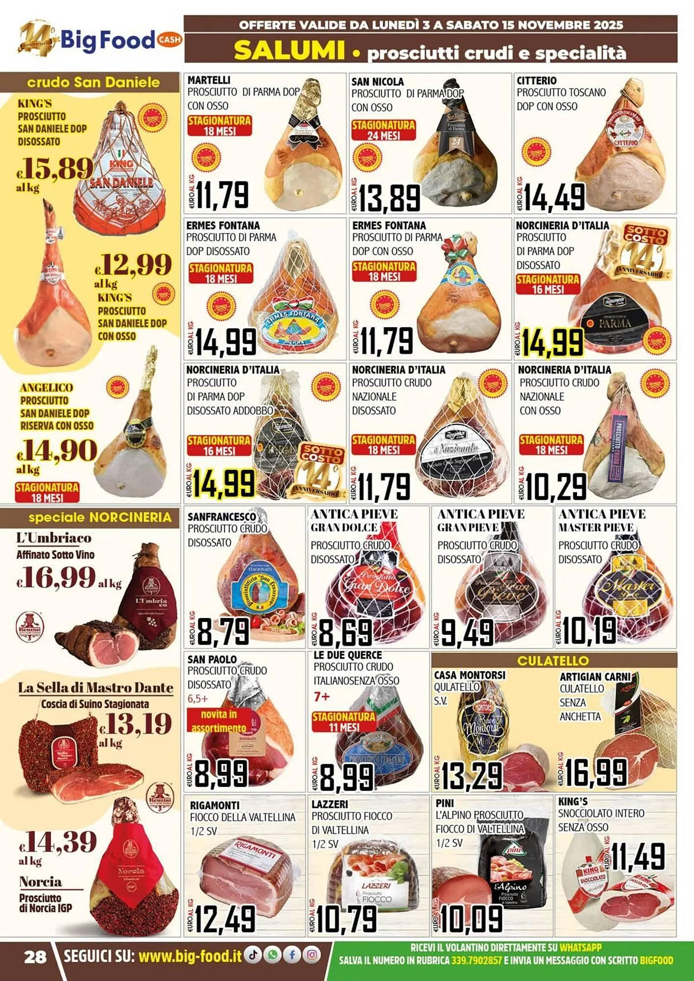 Volantino Big Food da 3 novembre a 15 novembre di 2025 - Pagina del volantino 28
