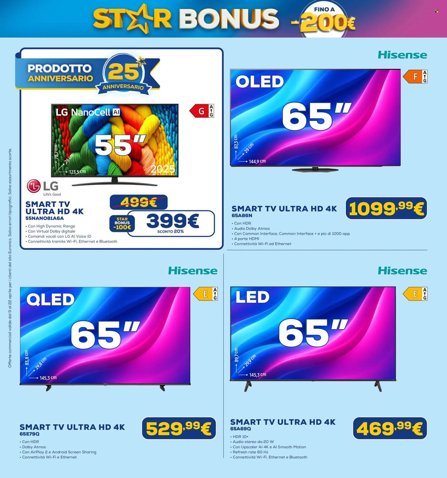 Volantino Euronics da 9 aprile a 22 aprile di 2026 - Pagina del volantino 11