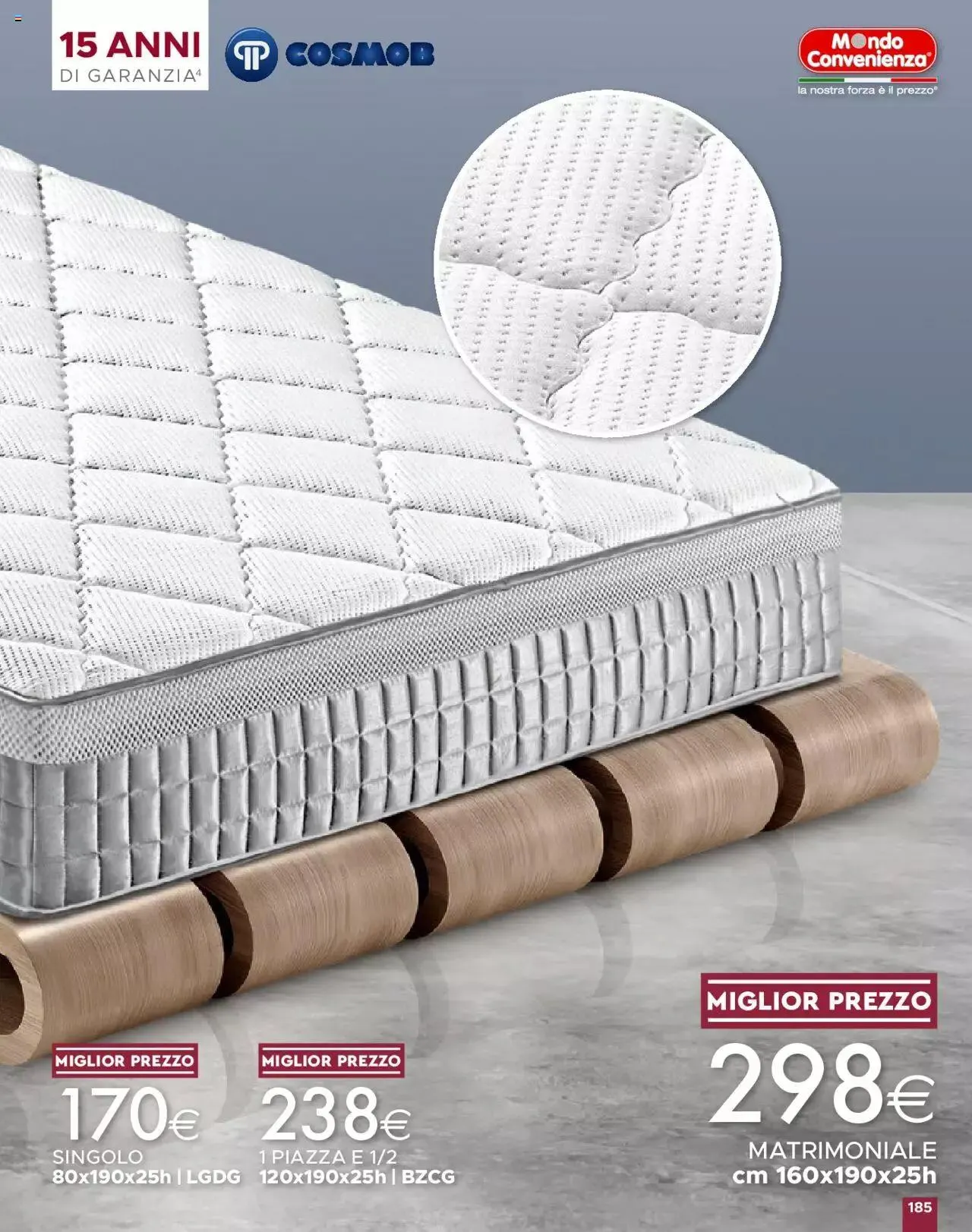 Volantino Mondo Convenienza da 1 ottobre a 31 dicembre di 2023 - Pagina del volantino 187