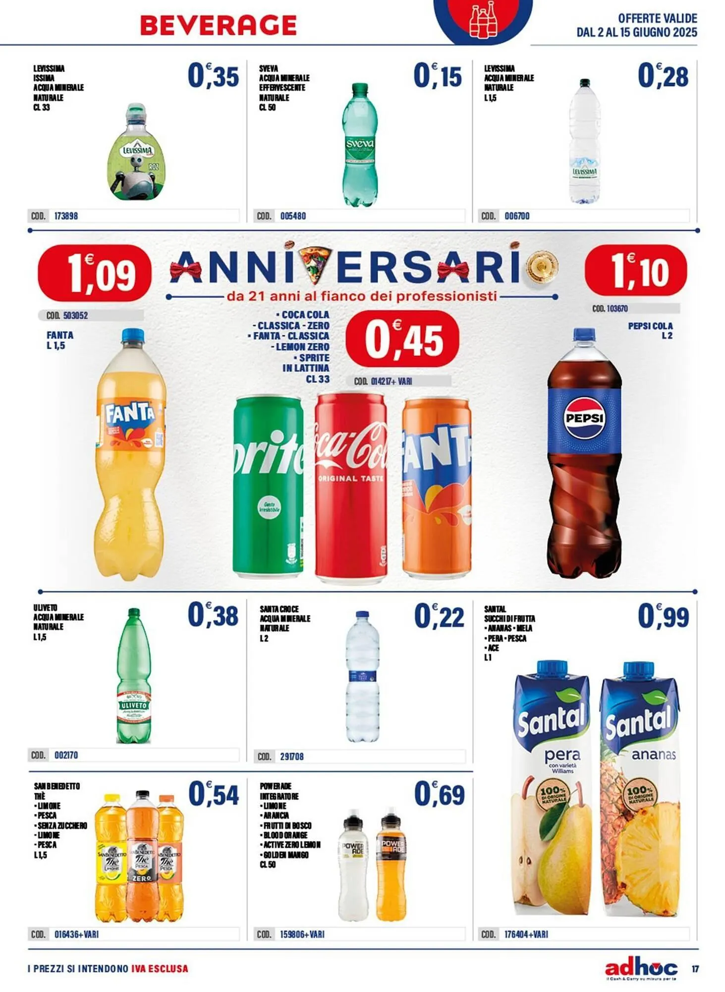 Volantino Adhoc da 2 giugno a 15 giugno di 2025 - Pagina del volantino 17