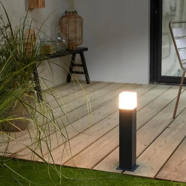 Lampione da giardino, Cies H 45 cm, nero, IP54 INSPIRE