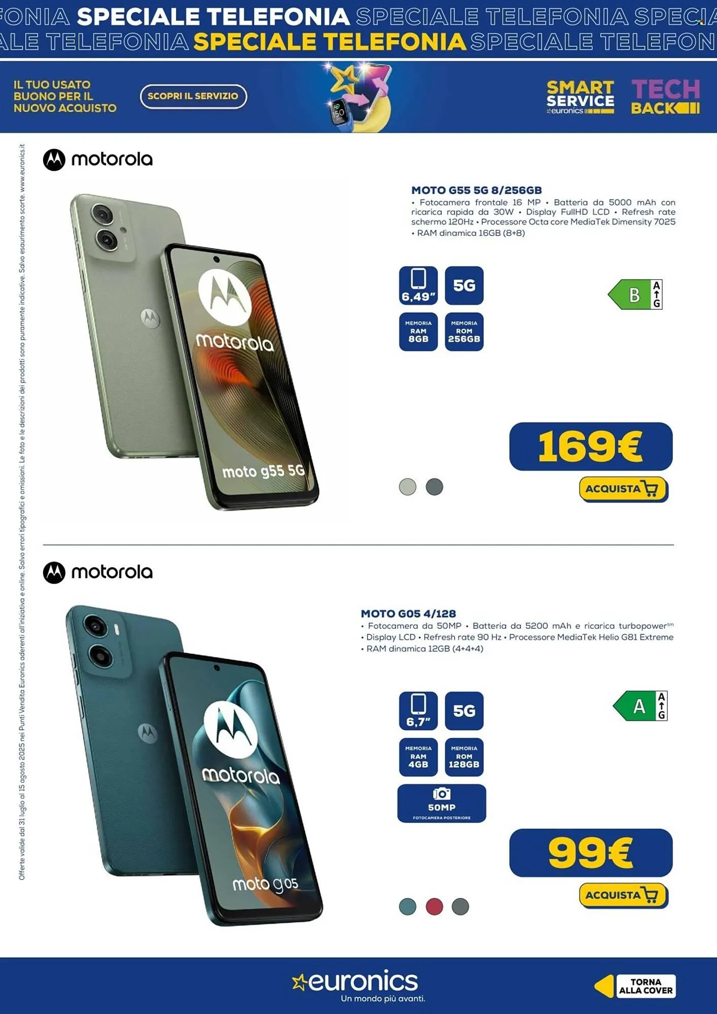 Volantino Euronics da 31 luglio a 15 agosto di 2025 - Pagina del volantino 8