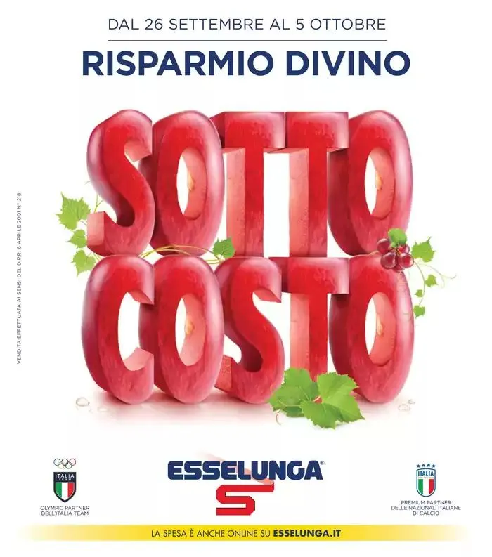 Sottocosto da 26 settembre a 5 ottobre di 2024 - Pagina del volantino 1