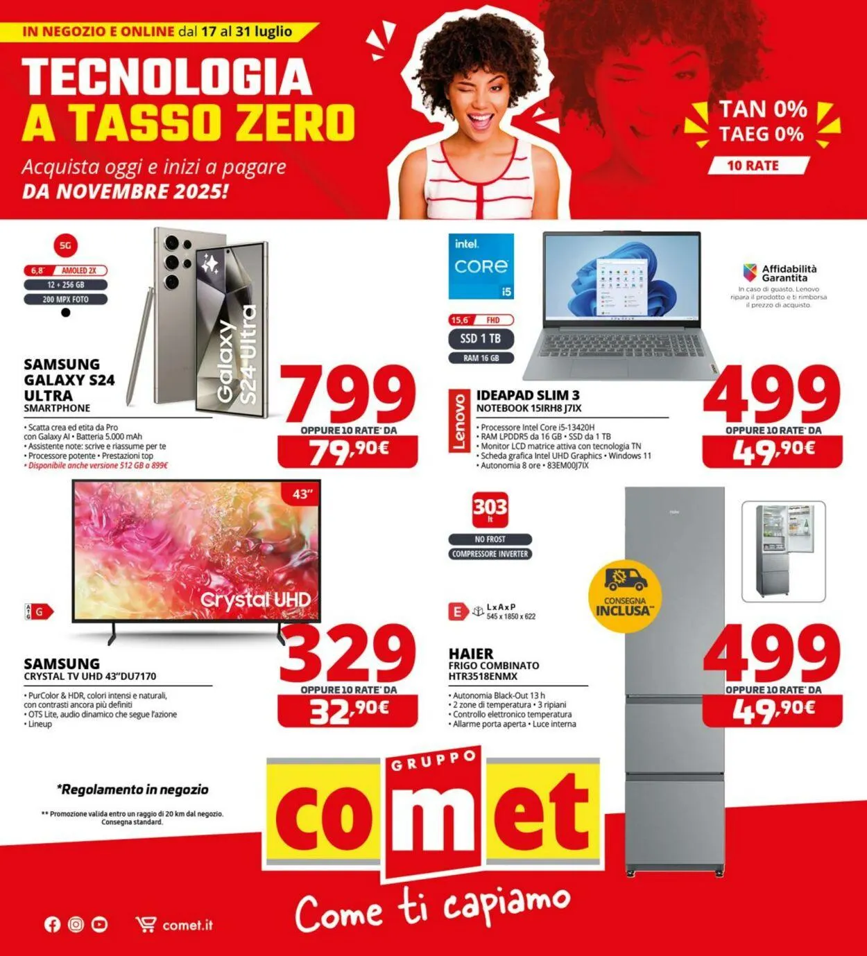 Comet Volantino attuale da 16 luglio a 31 luglio di 2025 - Pagina del volantino 1