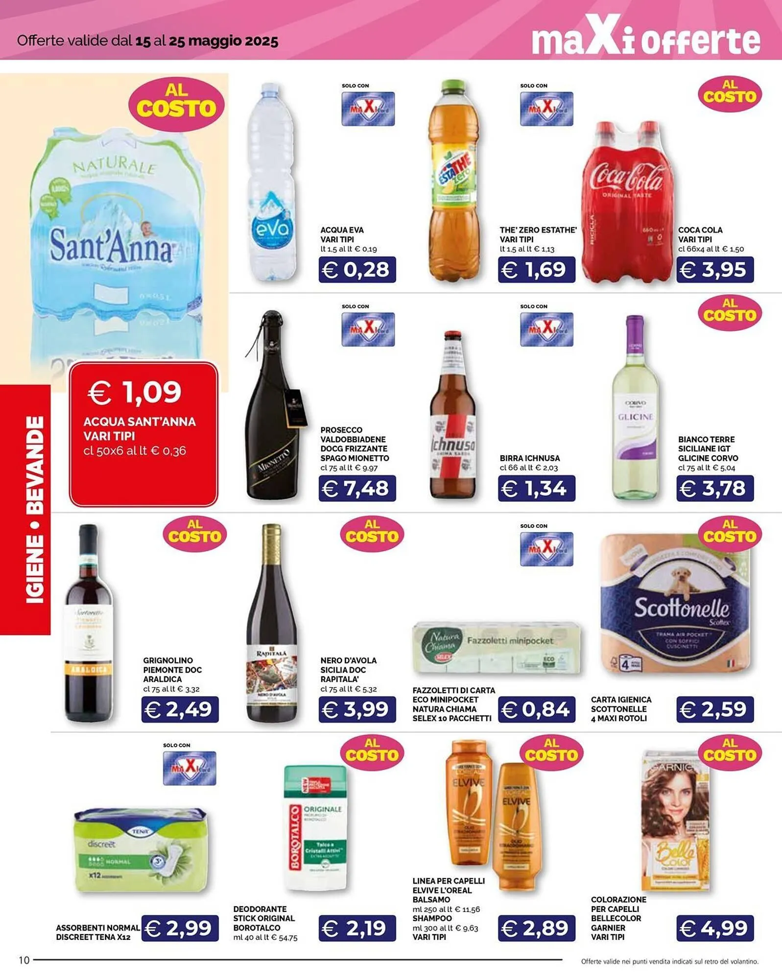 Volantino Maxisconto da 15 maggio a 25 maggio di 2025 - Pagina del volantino 10