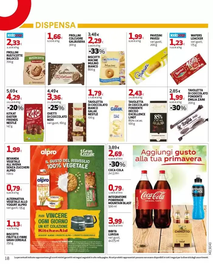 -25% su prodotti della linea da 27 marzo a 9 aprile di 2025 - Pagina del volantino 18
