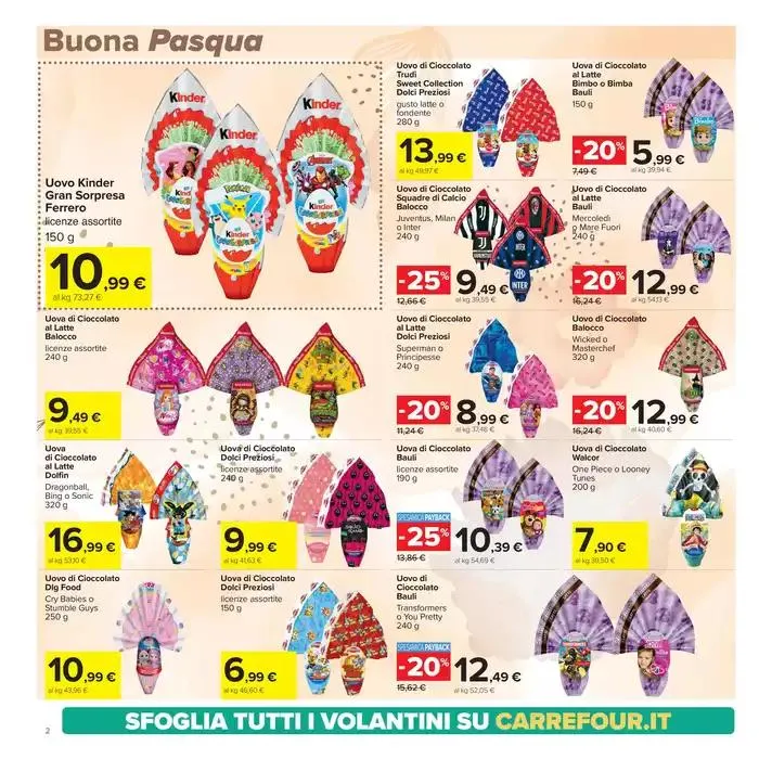 Sconti di pasqua da 8 aprile a 21 aprile di 2025 - Pagina del volantino 2